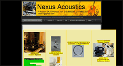 Desktop Screenshot of nexusacoustics.com